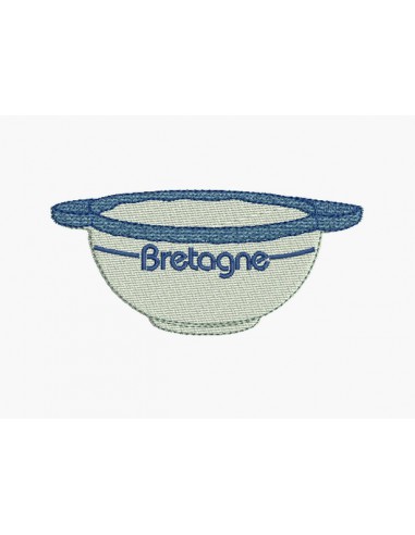 Instant download machine embroidery Breton hat