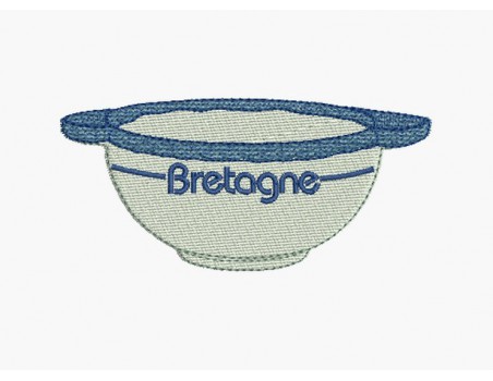 Instant download machine embroidery Breton hat