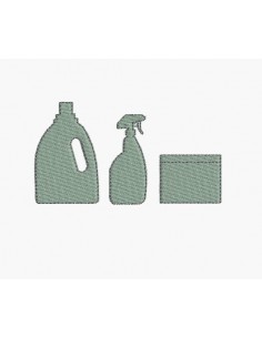 Instant download machine embroidery advertising plate laundry