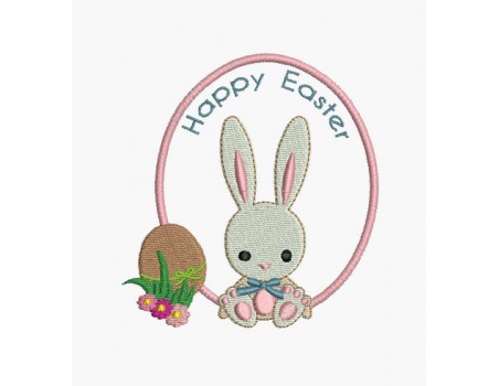 Instant download machine embroidery easter egg