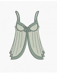Instant download machine embroidery nightie