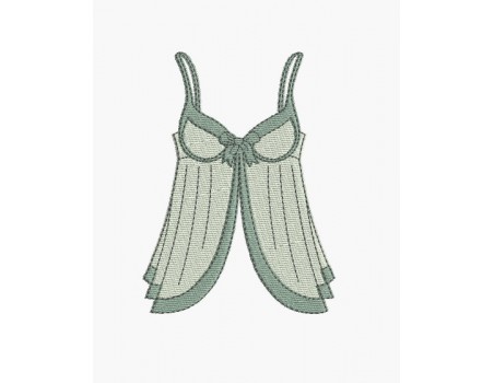 Instant download machine embroidery nightie