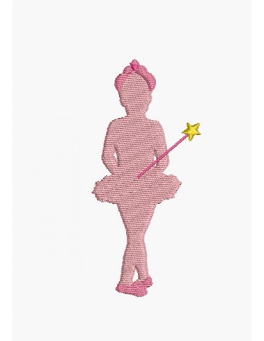 Instant download machine embroidery dancer dressed as a fairy