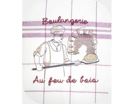 Instant download machine embroidery baker