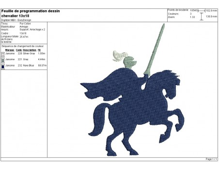 Instant download machine embroidery horseman