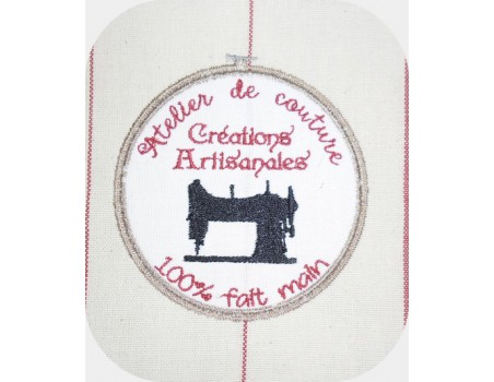 Motif de broderie machine atelier de couture machine