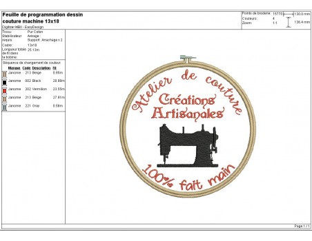 Instant download machine embroidery sewing machine sewing workshop