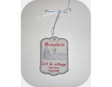 Instant download machine embroidery advertising plate laundry