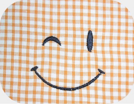 Instant download machine embroidery smiley wink