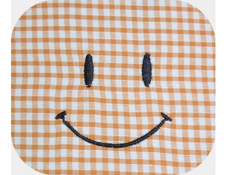 Instant download machine embroidery smiley smile