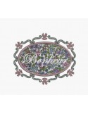 Instant download machine embroidery design applique rectangular frame