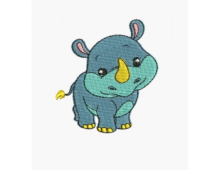 Instant download machine embroidery design triceratops dinosaur