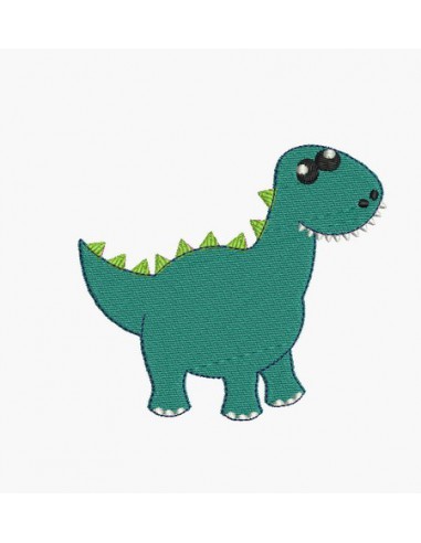 Instant download machine embroidery design diplodocus dinosaur