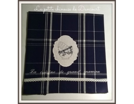 Motif de broderie machine bols 