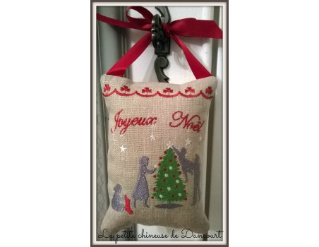 Instant download machine embroidery family christmas