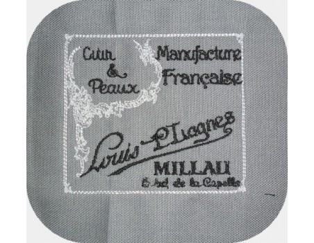 Motif de broderie machine manufacture de cuir