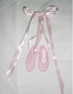 Chausson de danse appliqué 3 formats