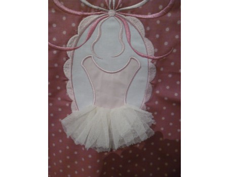 Chausson de danse appliqué 3 formats