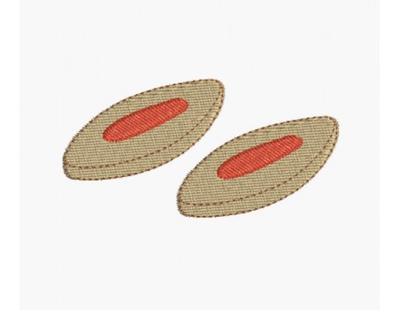 Instant download machine embroidery design biscuit