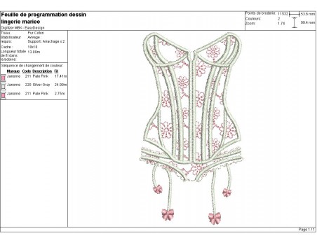 Instant download machine embroidery design linen lace suspender belt
