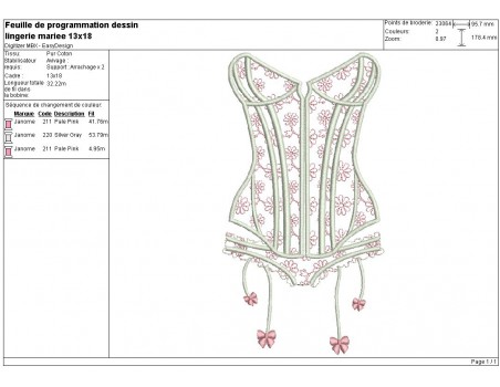 Instant download machine embroidery design linen lace suspender belt