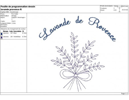 Instant download machine embroidery design Redwork Lavender bouquet