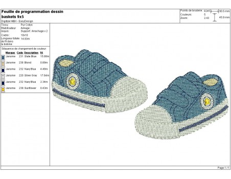 Instant download machine embroidery design  Velcro sneakers