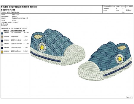 Instant download machine embroidery design  Velcro sneakers