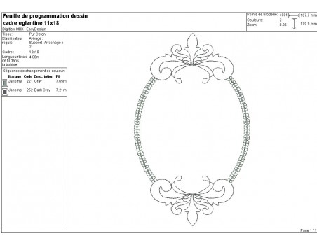 Instant download machine embroidery design rosehip frame