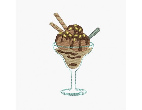 Instant download machine embroidery design milk shake