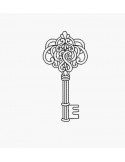 Instant download machine embroidery design old key