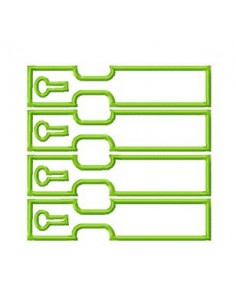 Etiquette jardin 10x10 cm