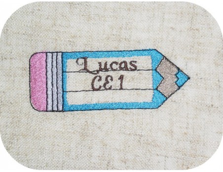 Instant download machine embroidery design pen customizable