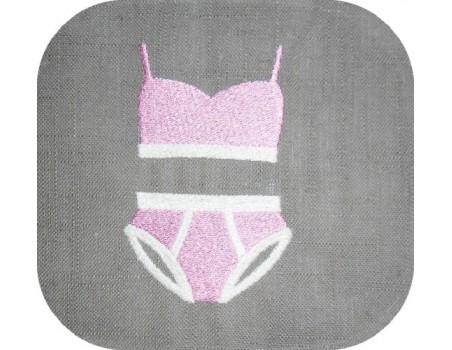 Instant download machine embroidery design underwear