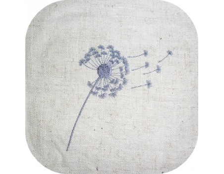 Instant download machine embroidery design dandelion