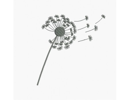 Instant download machine embroidery design dandelion