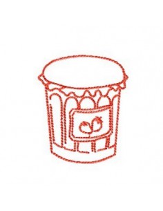 Pot de confiture 10x10cm