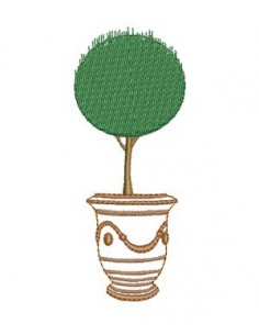 Pot d'Anduze buis tige 2 formats