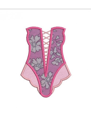 Instant download machine embroidery body underwear