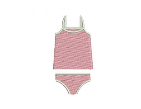 Instant download machine embroidery body underwear