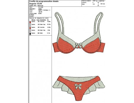 Instant download machine embroidery design Bandage underwear 