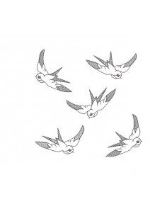 Instant download machine embroidery design  vintage frame Paris