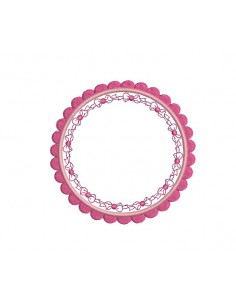 Instant download machine embroidery design applique frame node