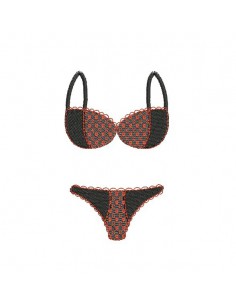 Instant download machine embroidery design woman lingerie 