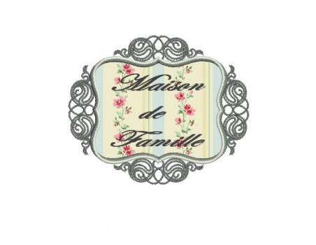 Instant download machine embroidery applique antique frame