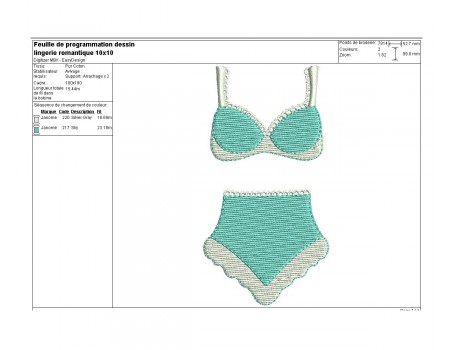 embroidery design  lingerie