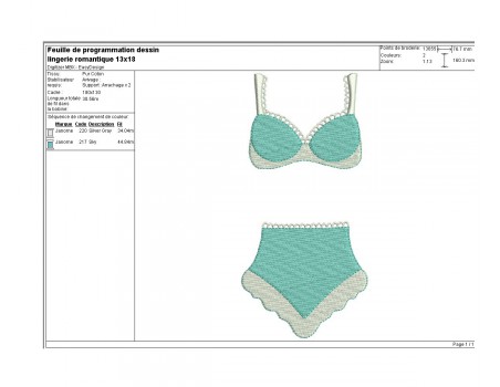 embroidery design  lingerie