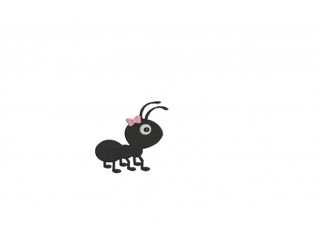 Motif de broderie machine fourmi