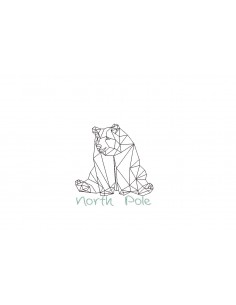 Instant download machine embroidery design polar bear