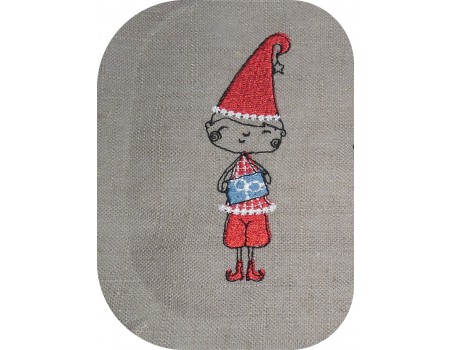 Motif de broderie machine lutin